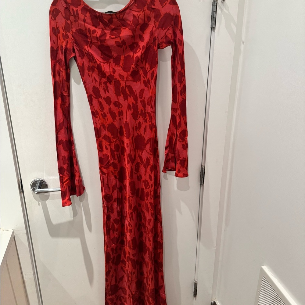 Realisation Par Gia Red Long Sleeve Dress